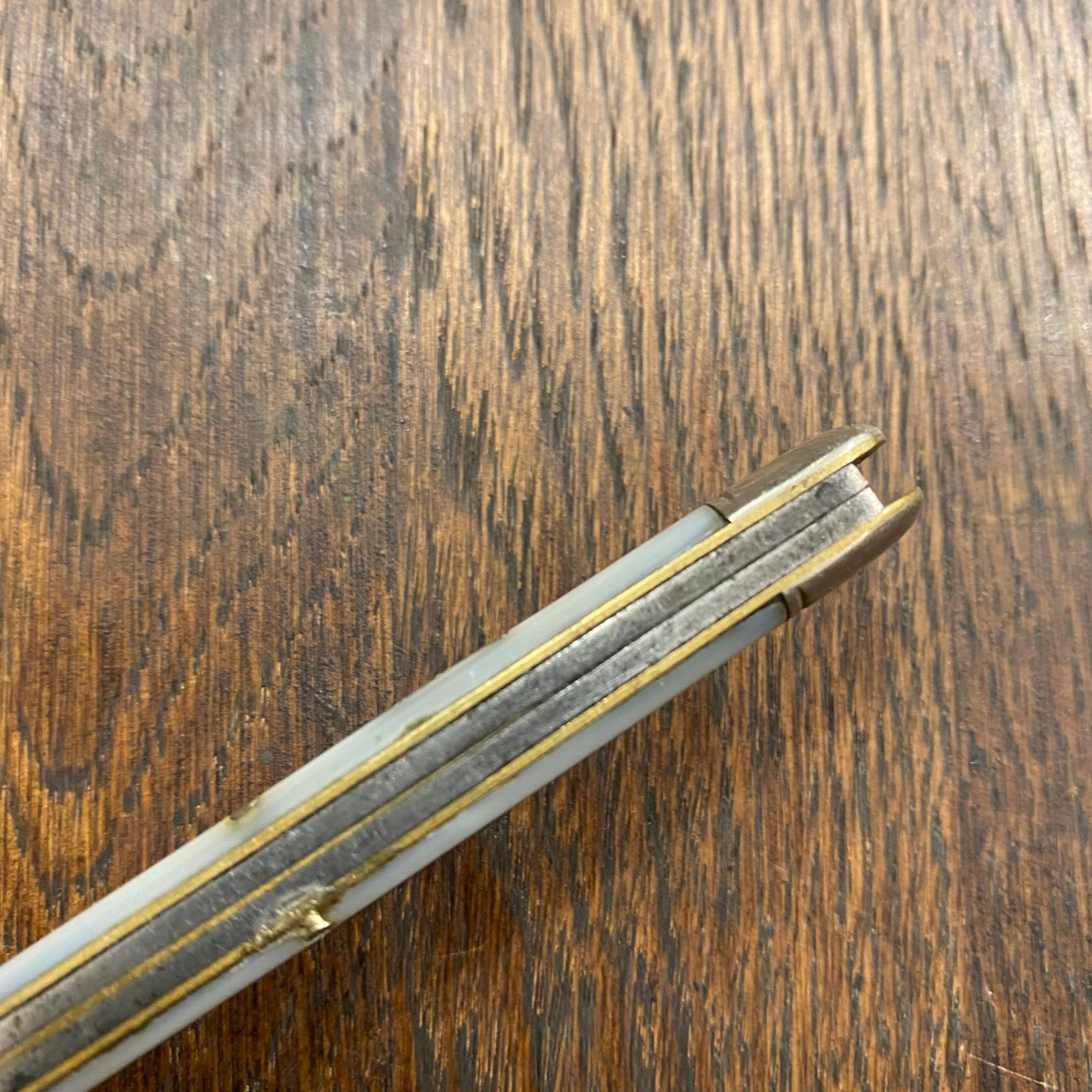 Vintage Empire Winsted 3 1/2" Whittler Carbon Steel Blades, Mother Of Pearl 1856-1930 9 Vintage Empire Winsted 3 1/2" Whittler Carbon Steel Blades, Mother Of Pearl 1856-1930 - Image 7