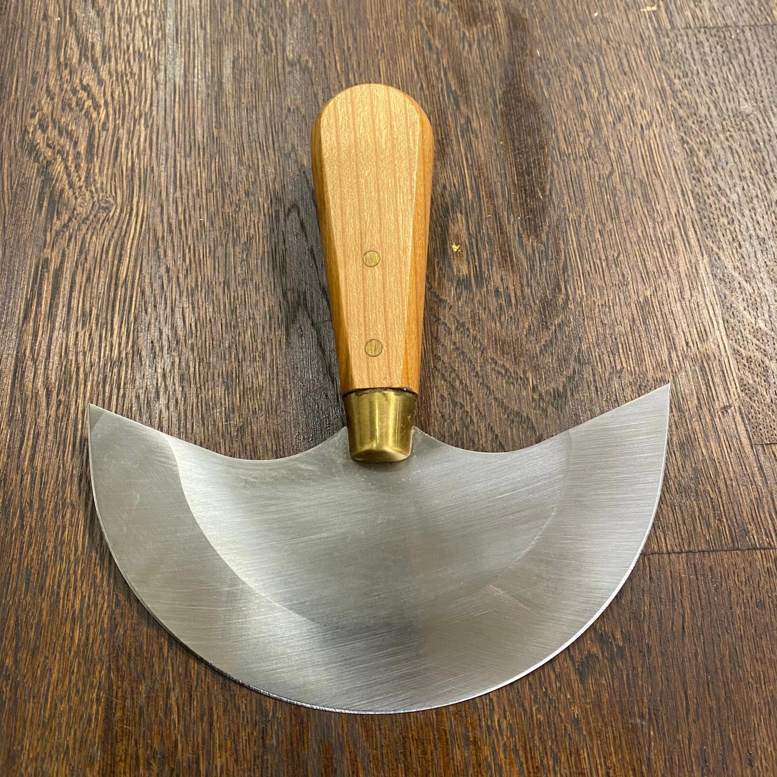 Friedr Herder 1/2 Moon Leather Knife Carbon Steel 4 Friedr Herder 1/2 Moon Leather Knife Carbon Steel - Image 2