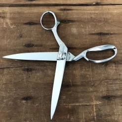 Ernest Wright 10" Tailor Shears - Carbon Steel -Knife shop 10 tailor shears carbon steel open