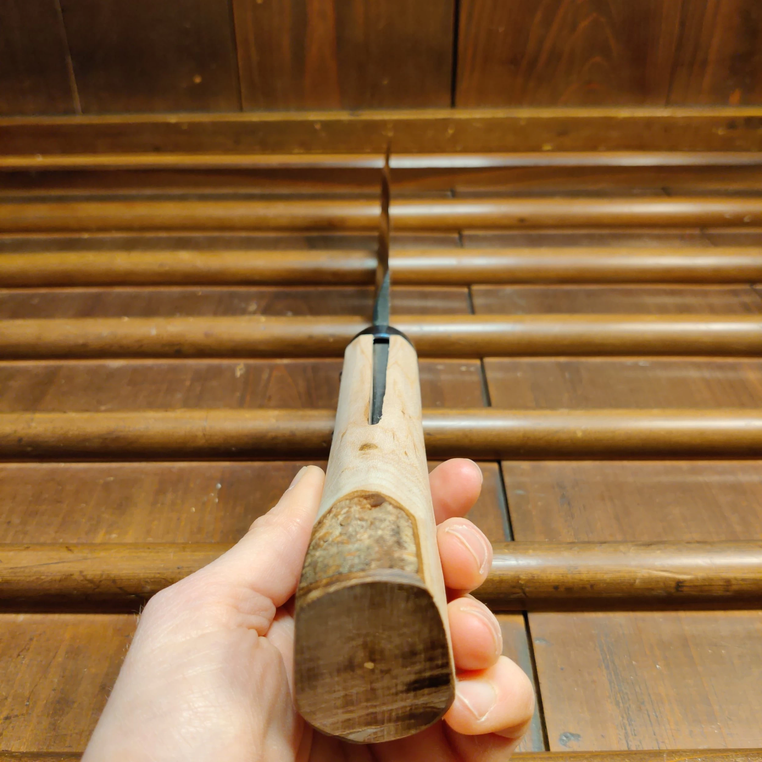 Godo Tadaharu Niigata 165mm Single Bevel Nata Cherry 9 Godo Tadaharu Niigata 165mm Single Bevel Nata Cherry - Image 7