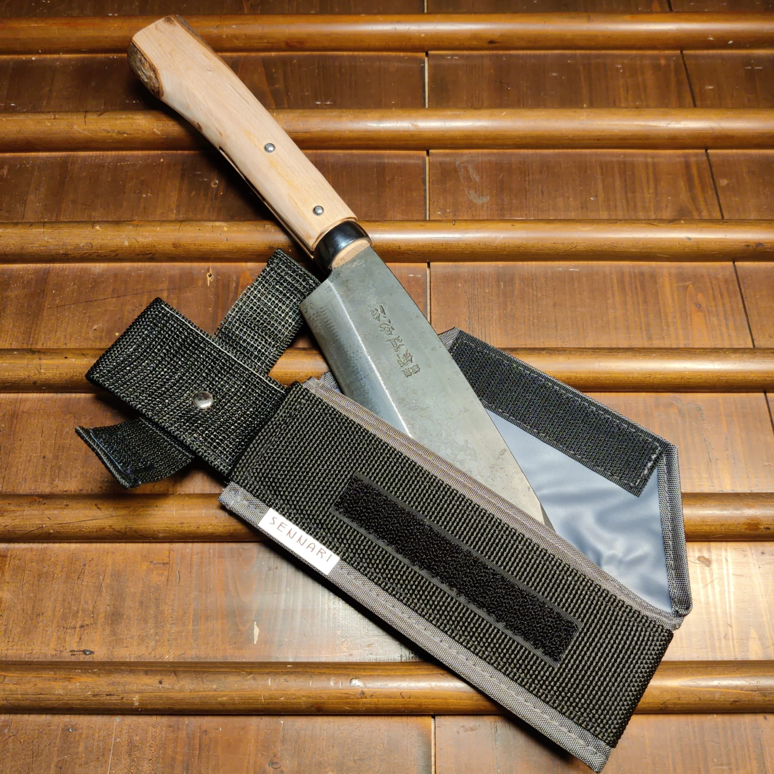 Godo Tadaharu Niigata 165mm Single Bevel Nata Cherry 12 Godo Tadaharu Niigata 165mm Single Bevel Nata Cherry - Image 10