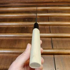 Kaji-bei 165mm Nakiri Iron Clad Shirogami 2 Kurouchi -Knife shop 1654205653407