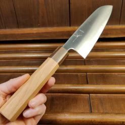 Hitohira Futana SB 170mm Santoku Aogami Super Migaki Cherry Wood 15 Hitohira Futana SB 170mm Santoku Aogami Super Migaki Cherry Wood -Knife shop 1654709421778
