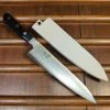 Ashi Hamono Ginga 180mm Gyuto Shirogami 2 Western Handle With Saya -Knife shop 1654979241052