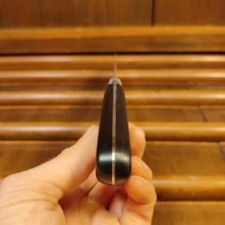 Ashi Hamono Ginga 180mm Santoku Swedish Stainless Western Handle With Saya -Knife shop 1654979574111