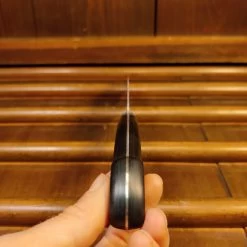 Ashi Hamono Ginga 180mm Santoku Swedish Stainless Western Handle With Saya -Knife shop 1654979594844