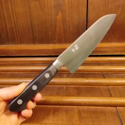 Ashi Hamono Ginga 180mm Santoku Swedish Stainless Western Handle With Saya -Knife shop 1654979606800