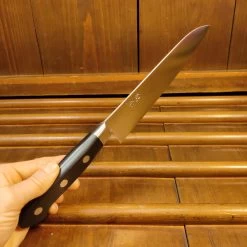 Ashi Hamono Ginga 180mm Santoku Swedish Stainless Western Handle With Saya -Knife shop 1654979664410