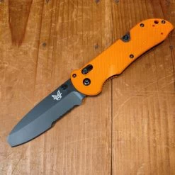 Benchmade 916SBK Triage - Serrated - Blunt Tip - Orange
