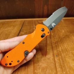 Benchmade 916SBK Triage - Serrated - Blunt Tip - Orange -Knife shop 1655314377318