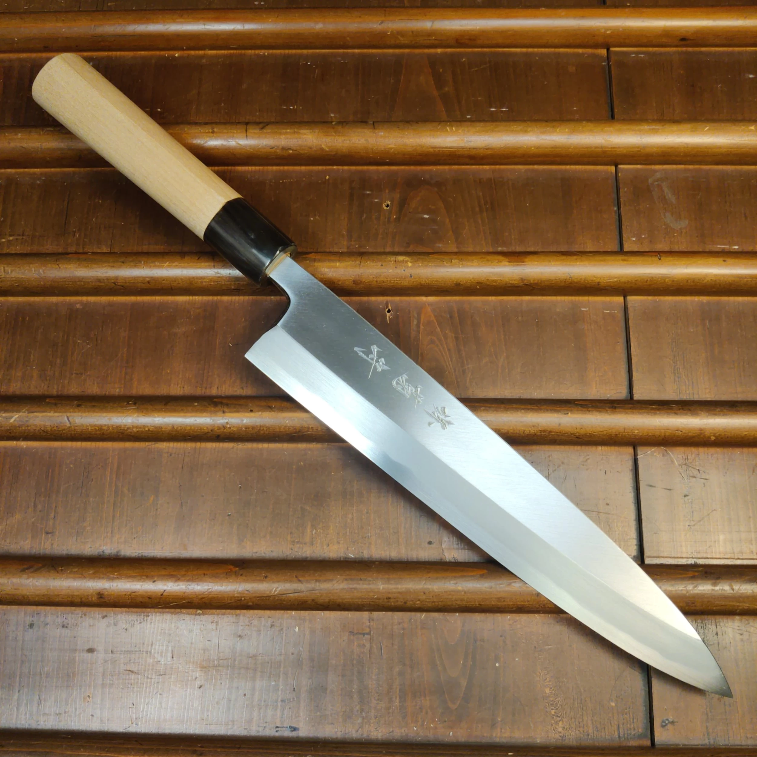 Sakai Kikumori Gokujyo 240mm Mioroshi Deba Shirogami 2 3 Sakai Kikumori Gokujyo 240mm Mioroshi Deba Shirogami 2