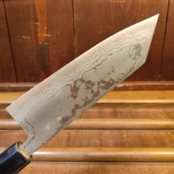 Hitohira GR 170mm Bunka Iron Clad Aogami 2 Damascus Ho Wood -Knife shop 1661641751107