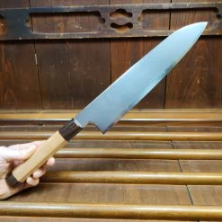 Hitohira Gorobei Rikichi 240mm Gyuto Aogami 2 Kasumi Cherry Wood -Knife shop 1663183454688