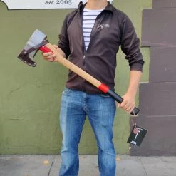 Adler Super Splitter In Red + Black With Sheath