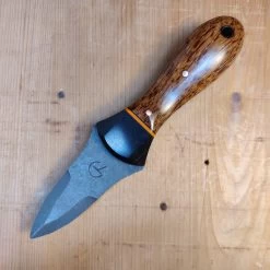 Alma Knife Co. Carolina Shucker - Red Palm | Gabon Ebony | Black/Orange G10 Liners