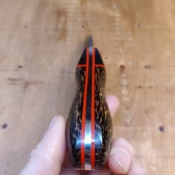 Alma Knife Co. Carolina Shucker - Black Palm | Gabon Ebony | Red G10 Liners 11 Alma Knife Co. Carolina Shucker - Black Palm | Gabon Ebony | Red G10 Liners -Knife shop 1668902120199