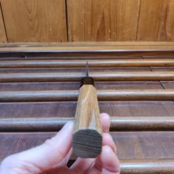 Kumokage 150mm Honesuki Aogami 2 Kurouchi Carbon Damascus Teak Horn 11 Kumokage 150mm Honesuki Aogami 2 Kurouchi Carbon Damascus Teak Horn -Knife shop 1671063396251