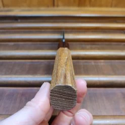 Kumokage 150mm Honesuki Aogami 2 Kurouchi Carbon Damascus Teak Horn 15 Kumokage 150mm Honesuki Aogami 2 Kurouchi Carbon Damascus Teak Horn -Knife shop 1671063421087