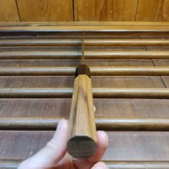 Yoshikane Hamono 240mm Kiritsuke Gyuto SKD Nashiji Teak Handle -Knife shop 1671065657281