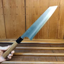 Yoshikane Hamono 240mm Kiritsuke Gyuto SKD Nashiji Teak Handle -Knife shop 1671065699471