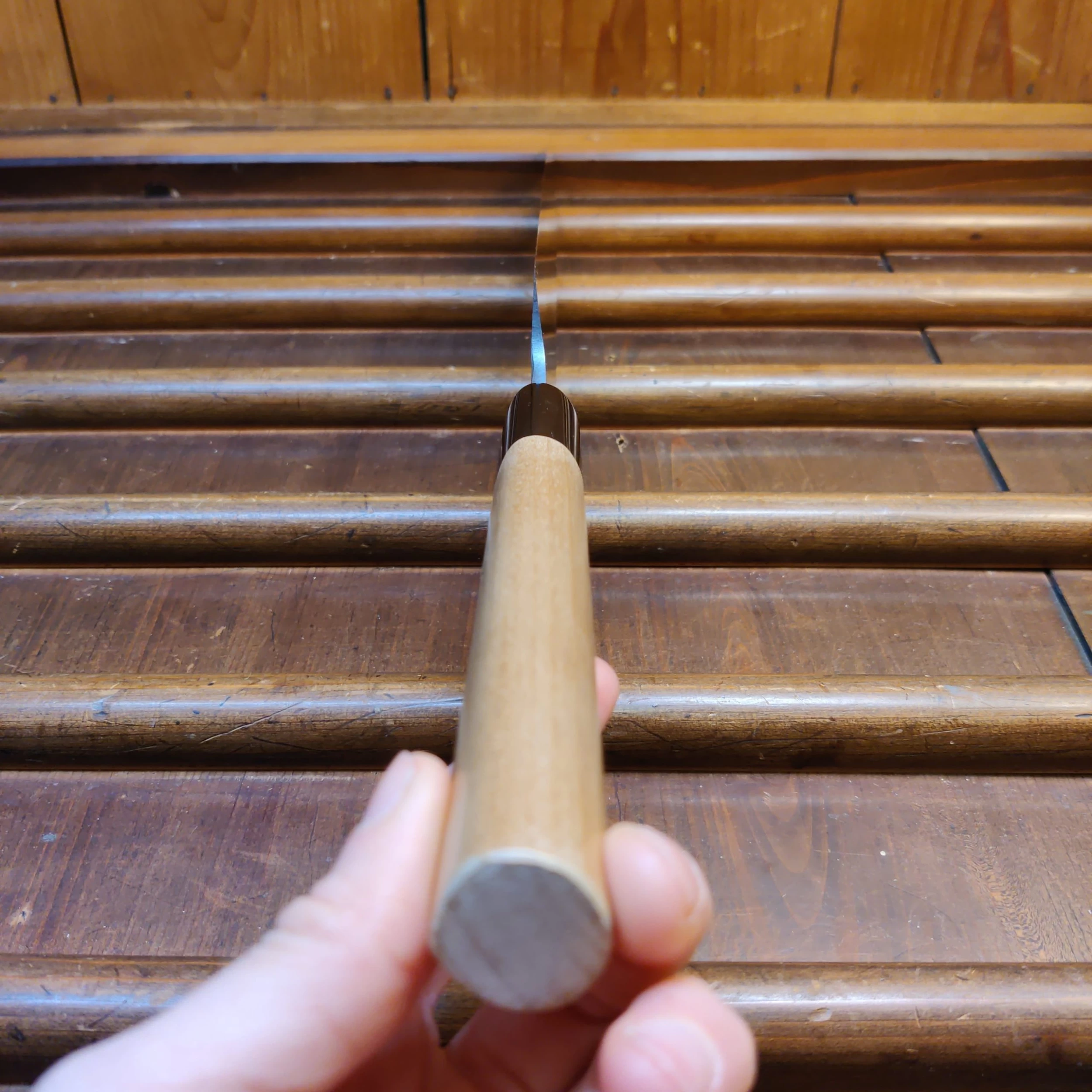 Yoshikane Hamono 300mm Yanagi Shirogami 1 Ho Horn 7 Yoshikane Hamono 300mm Yanagi Shirogami 1 Ho Horn - Image 5