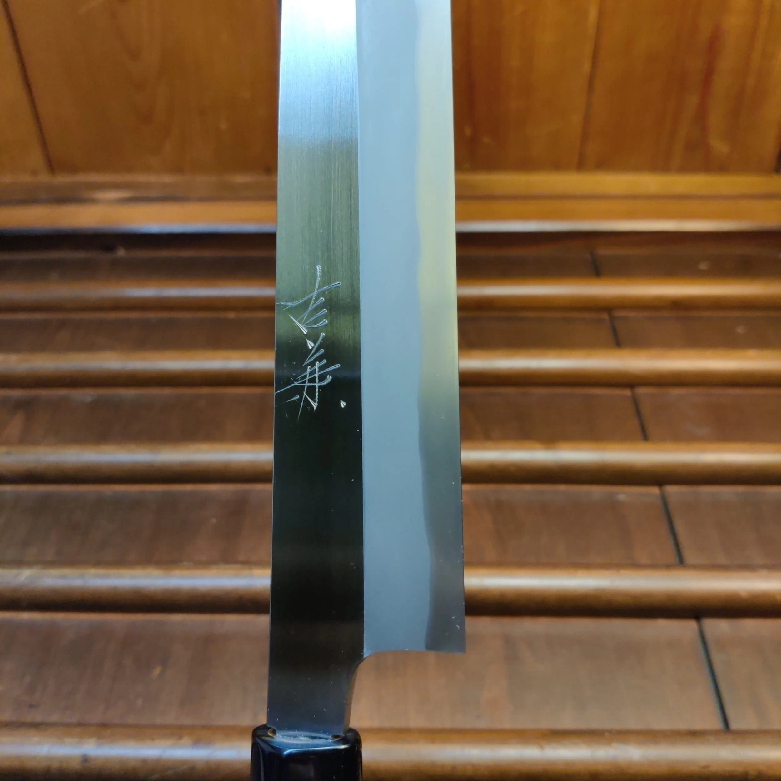 Yoshikane Hamono 300mm Yanagi Shirogami 1 Ho Horn 9 Yoshikane Hamono 300mm Yanagi Shirogami 1 Ho Horn - Image 7