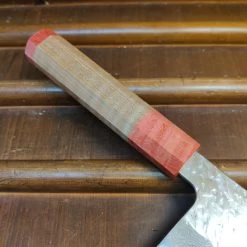 Nigara Hamono 240mm Kiritsuke Gyuto VG10 Suminagashi Tsuchime Maple -Knife shop 1671144602011