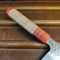 Nigara Hamono 240mm Gyuto VG10 Suminagashi Tsuchime Maple -Knife shop 1671145307095