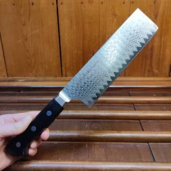 Hayabusa 165mm Nakiri Suminagashi HAP 40 Western Handle -Knife shop 1671145989155