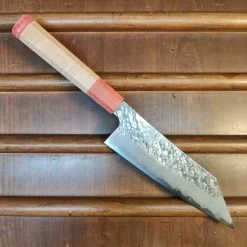 Nigara Hamono 180mm Bunka VG10 Suminagashi Tsuchime Maple