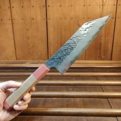 Nigara Hamono 180mm Bunka VG10 Suminagashi Tsuchime Maple -Knife shop 1674256660123