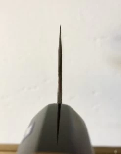 Gihei 180mm Gyuto ZDP189 Keyaki Handle -Knife shop 180mm gyuto zdp189 keyaki handle grind