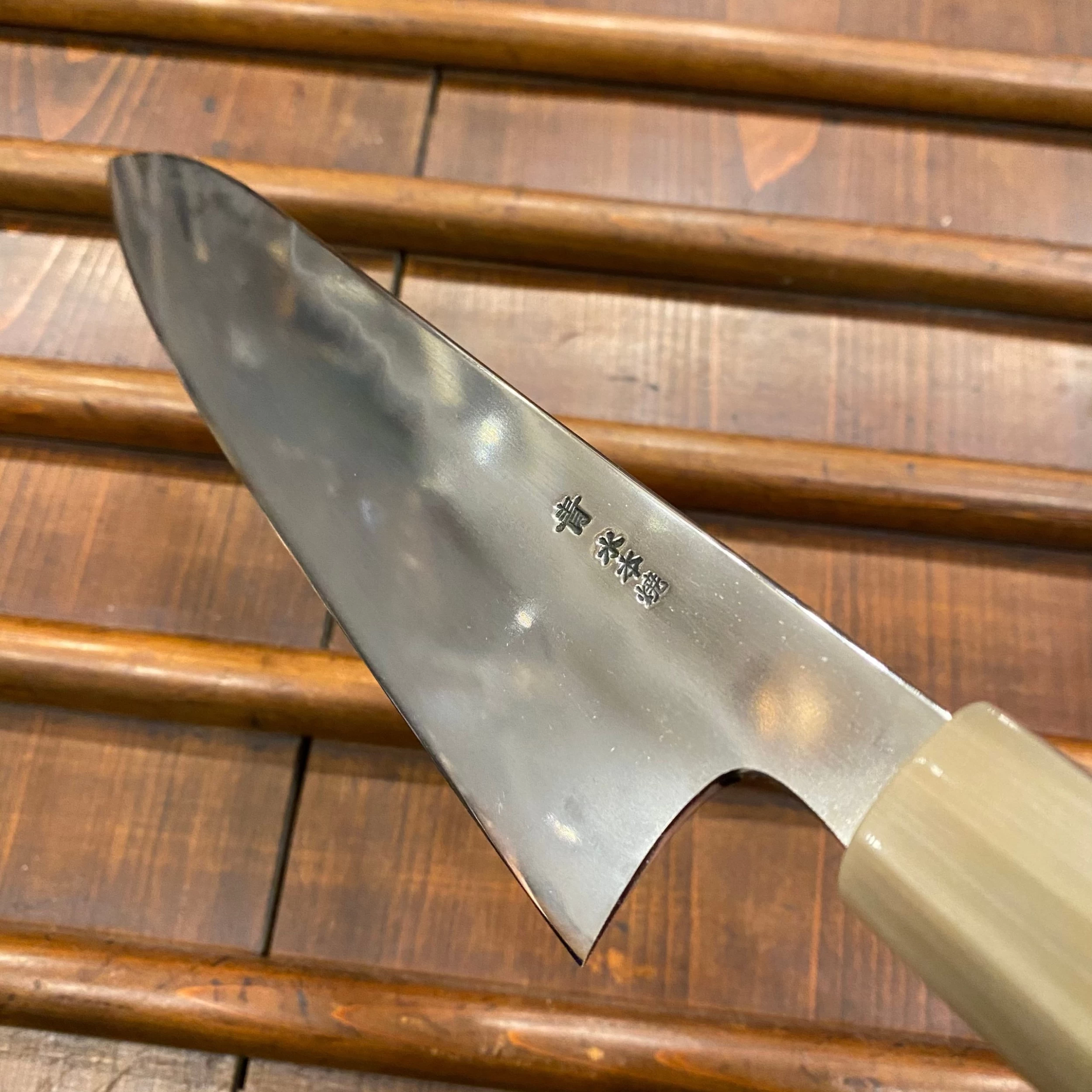 Hitohira Togashi Yohei 210mm Gyuto Aogami 2 Mizu Honyaki Kurokaki Persimmon 7 Hitohira Togashi Yohei 210mm Gyuto Aogami 2 Mizu Honyaki Kurokaki Persimmon - Image 5