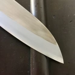 Gihei 210mm Gyuto ZDP189 Keyaki Handle 11 Gihei 210mm Gyuto ZDP189 Keyaki Handle -Knife shop 210mm gyuto zdp189 keyaki handle tip