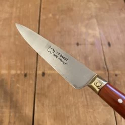 Au Sabot 4" Pointed Paring Stainless Camwood Brass Bolster -Knife shop 22f0efa0 6d5b 46f1 bc72 2b7b8df66ecb