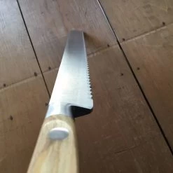 K Sabatier / Tartine / Bernal 12" Serrated Slicer Stainless Olive 12 K Sabatier / Tartine / Bernal 12" Serrated Slicer Stainless Olive -Knife shop 255948e8 66f7 4fbb 9ba5 b888e458ed35