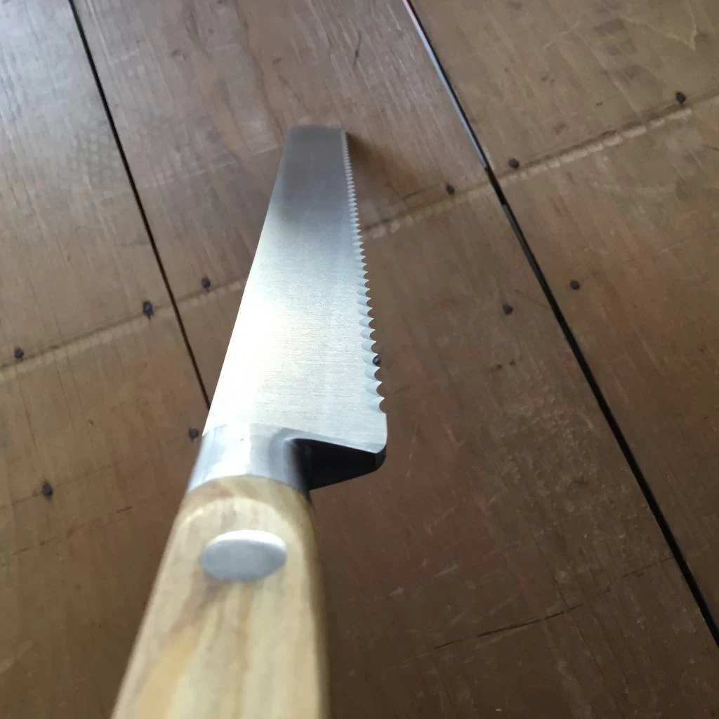 K Sabatier / Tartine / Bernal 12" Serrated Slicer Stainless Olive 7 K Sabatier / Tartine / Bernal 12" Serrated Slicer Stainless Olive - Image 5