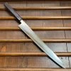 Takada No Hamono 330mm Sujihiki Ginsanko Stainless Suiboku Finish Octagonal Rosewood Handle