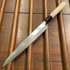 Hitohira Kikuchiyo Manzo 240mm Yanagi LEFTY Shirogami 3 Ho Wood