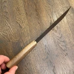 Friedr Herder 8” Serrated Boscher Knife Carbon Steel Walnut -Knife shop 38BDAFE8 ACFC 4574 826D E829A11374F1