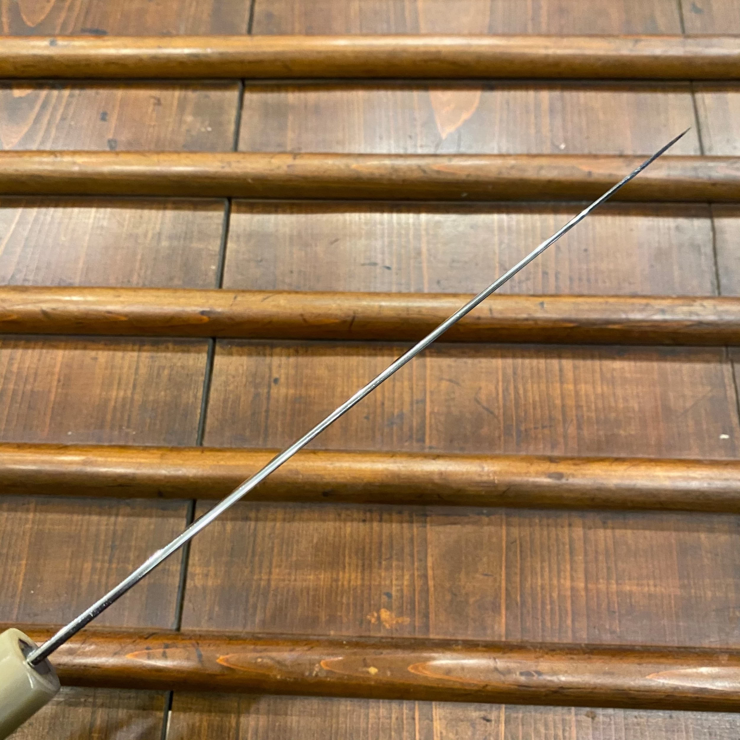 Hitohira Togashi Yohei 210mm Gyuto Aogami 2 Mizu Honyaki Kurokaki Persimmon 8 Hitohira Togashi Yohei 210mm Gyuto Aogami 2 Mizu Honyaki Kurokaki Persimmon - Image 6