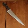 Vintage J A Henckels 10" Chef Knife Carbon Steel Solingen 1950's Era -Knife shop 4 12 167