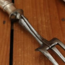 Vintage Antique Cailar Bayard Paris Carving Set Chignon Silver -Knife shop 4 12 174