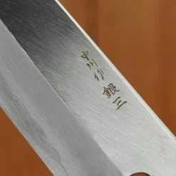 Hatsukokuro Nakagawa 180mm Bunka Ginsanko Ebony Handle -Knife shop 4 12 192