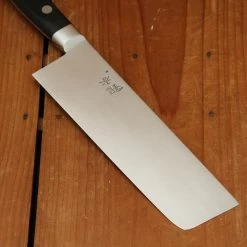 Ashi Hamono Ginga 180mm Nakiri Swedish Stainless Western Handle With Saya -Knife shop 4 16 274