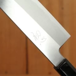 Hatsukokoro Shirasagi 210mm Kiritsuke Gyuto Single Bevel Shirogami 2 Angled Wenge -Knife shop 4 17 307