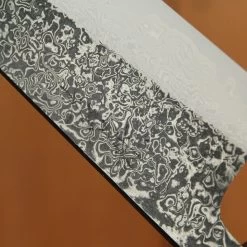 Yoshikane Hamono 165mm Santoku SLD Damascus Kurouchi Burnt Chestnut Handle 15 Yoshikane Hamono 165mm Santoku SLD Damascus Kurouchi Burnt Chestnut Handle -Knife shop 4 17 314