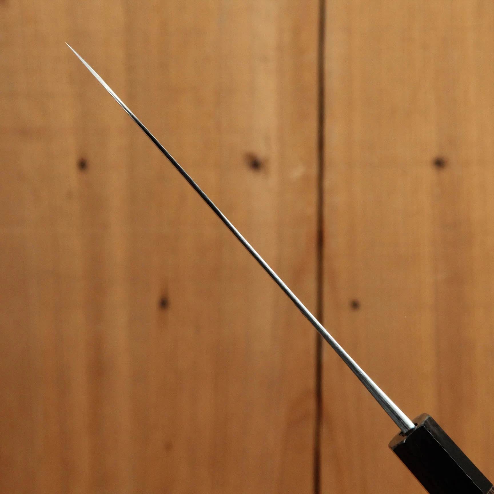 Anryu Hamono 165mm Santoku Stainless Clad Aogami 2 Tsuchime Wenge Handle 8 Anryu Hamono 165mm Santoku Stainless Clad Aogami 2 Tsuchime Wenge Handle - Image 6