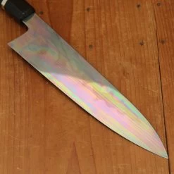 Hashimoto Shoichi 240mm Gyuto Mizu Honyaki Shirogami 1 Ebony Black Horn 11 Hashimoto Shoichi 240mm Gyuto Mizu Honyaki Shirogami 1 Ebony Black Horn -Knife shop 4 17 339