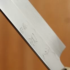 Hatsukokuro Nakagawa 270mm Kiritsuke Yanagi Shirogami 3 Abura Honyaki Ebony Blonde Buffalo Horn -Knife shop 4 17 362